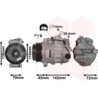 VAN WEZEL Kompressor, Klimaanlage 3000K586