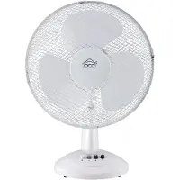Dcg Eltronic Oszillierender Tischventilator 40cm 3 Geschwindigkeiten VE9040