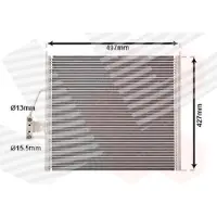 VAN WEZEL Kondensator 470x432 [Hersteller-Nr. 06005213] für BMW