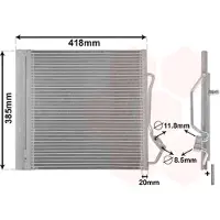 VAN WEZEL Kondensator, Klimaanlage *** IR PLUS *** 29005010