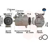 VAN WEZEL Kompressor, Klimaanlage *** IR PLUS *** 0600K306