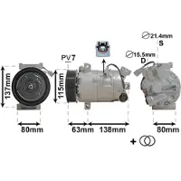 VAN WEZEL Kompressor, Klimaanlage *** IR PLUS *** 4300K491