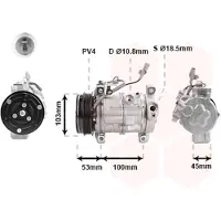VAN WEZEL Kompressor, Klimaanlage 5201K700