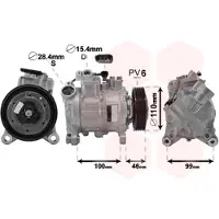 VAN WEZEL Kompressor, Klimaanlage 0600K489
