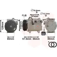 VAN WEZEL Kompressor, Klimaanlage *** IR PLUS *** 1800K451