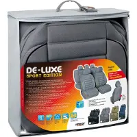 Lampa De-Luxe Sport Edition Sitzschonbezug Vorne und Hinten Universal Grau Sitzbezug