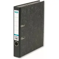 Hamelin Ordner smart Wolkenmarmor, Rückenbr.: 50 mm, schwarz DIN A4 Einband aus Wolkenmarmor-Papier, geklebt