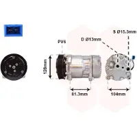 VAN WEZEL Kompressor, Klimaanlage 5800K164