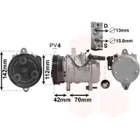 VAN WEZEL Kompressor, Klimaanlage 8300K168
