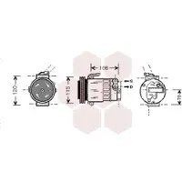 VAN WEZEL Kompressor, Klimaanlage 3700K312
