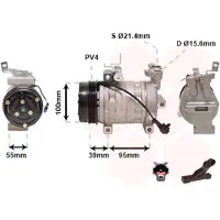 VAN WEZEL Kompressor, Klimaanlage 5100K085