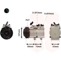 VAN WEZEL Kompressor, Klimaanlage 8200K257