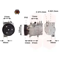 VAN WEZEL Kompressor, Klimaanlage 1300K259