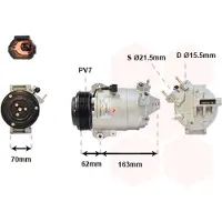 VAN WEZEL Kompressor, Klimaanlage 3301K701