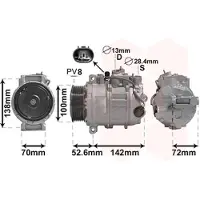 VAN WEZEL Kompressor, Klimaanlage 3000K639