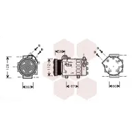 VAN WEZEL Kompressor, Klimaanlage 4000K333