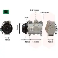 VAN WEZEL Kompressor, Klimaanlage 0300K015