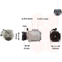 VAN WEZEL Kompressor, Klimaanlage 1800K436