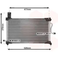 VAN WEZEL Kondensator, Klimaanlage 81005044