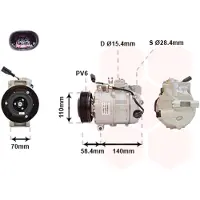 VAN WEZEL Kompressor, Klimaanlage 5800K265