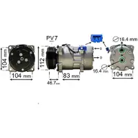 VAN WEZEL Kompressor, Klimaanlage 5800K288