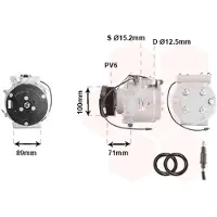 VAN WEZEL Kompressor, Klimaanlage 4700K053