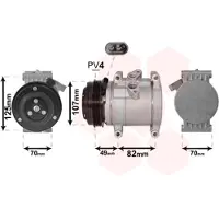 VAN WEZEL Kompressor, Klimaanlage 0800K039