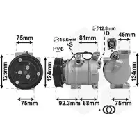 VAN WEZEL Kompressor, Klimaanlage *** IR PLUS *** 2700K219