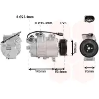VAN WEZEL Kompressor, Klimaanlage 0300K342