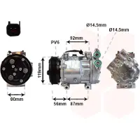 VAN WEZEL Kompressor, Klimaanlage *** IR PLUS *** 1800K431