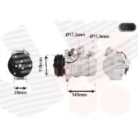 VAN WEZEL Kompressor, Klimaanlage 3001K719