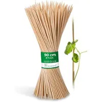 Novatool 1000x Splittstäbe 90 cm x 7 mm I Natur I Blumengitter Rankgitter Gitte in Natur | Gr.: onesize