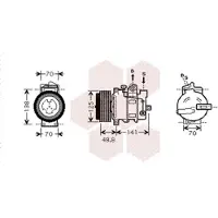 VAN WEZEL Kompressor, Klimaanlage 3000K426