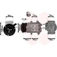 VAN WEZEL Kompressor, Klimaanlage 1800K498