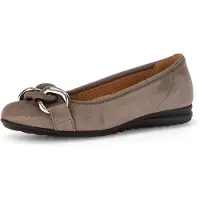 Gabor Ballerina "Florenz", Businessschuh, Schlupfschuh mit Elastikeinfass, Weite G