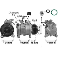 VAN WEZEL Kompressor, Klimaanlage *** IR PLUS *** 0600K499