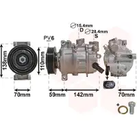 VAN WEZEL Kompressor, Klimaanlage 0300K401