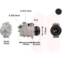 VAN WEZEL Kompressor, Klimaanlage 0600K309