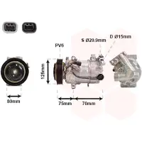 VAN WEZEL Kompressor, Klimaanlage 1301K700