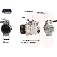 VAN WEZEL Kompressor, Klimaanlage 3001K713