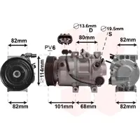 VAN WEZEL Kompressor, Klimaanlage 8200K377