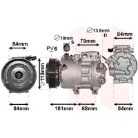 VAN WEZEL Kompressor, Klimaanlage 8200K374