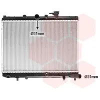 VAN WEZEL 83002050 Kühler Wasserkühler Motorkühler für KIA RIO Kombi (DC) RIO Stufenheck (DC)