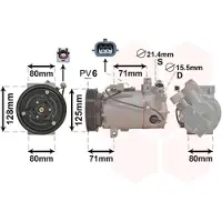 VAN WEZEL Kompressor, Klimaanlage 4300K636