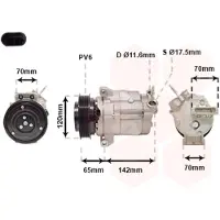 VAN WEZEL Kompressor, Klimaanlage 0800K063