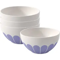 Villeroy & Boch Schale "Müslischalen Fleur Couleur ø 14,1 cm 4er Set", blau (bleu), L:14,1cm, Schüsseln, Schale