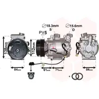 VAN WEZEL Klimakompressor 2500K275