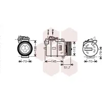 VAN WEZEL Kompressor, Klimaanlage 0600K329