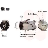 VAN WEZEL Kompressor, Klimaanlage 4300K394