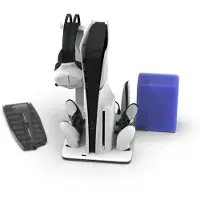 IMP Tech - DLX+LED Multi Function Charge and Cool Stand - Grey